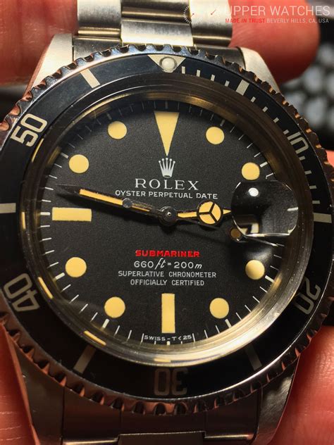 red rolex watch face|Rolex red submariner vintage watches.